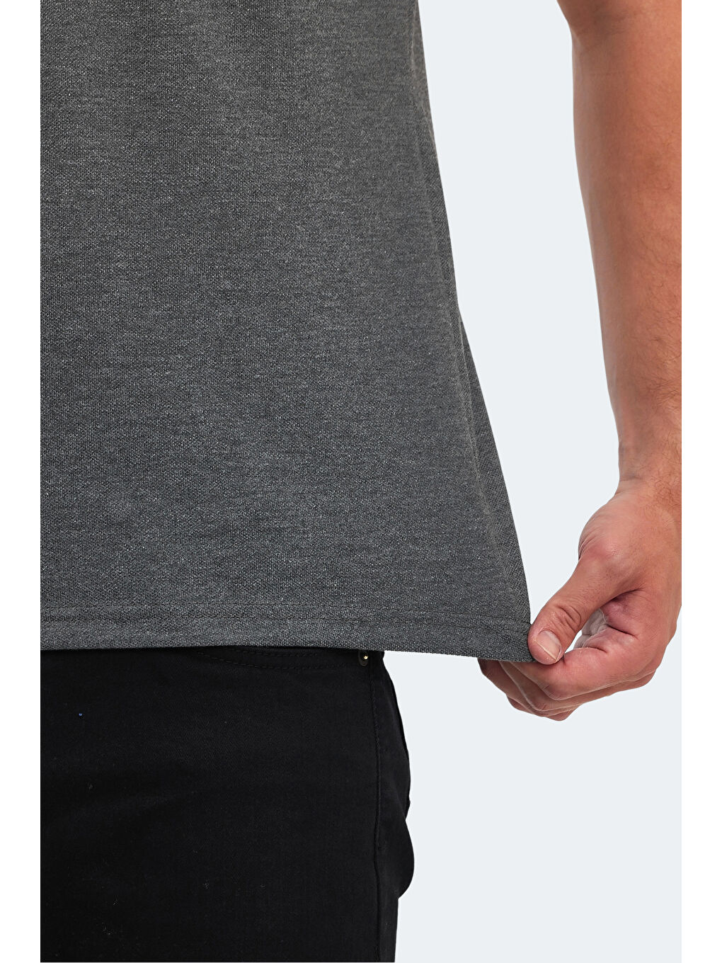 SOHO Erkek %100 Pamuk Tişört Antrasit-4