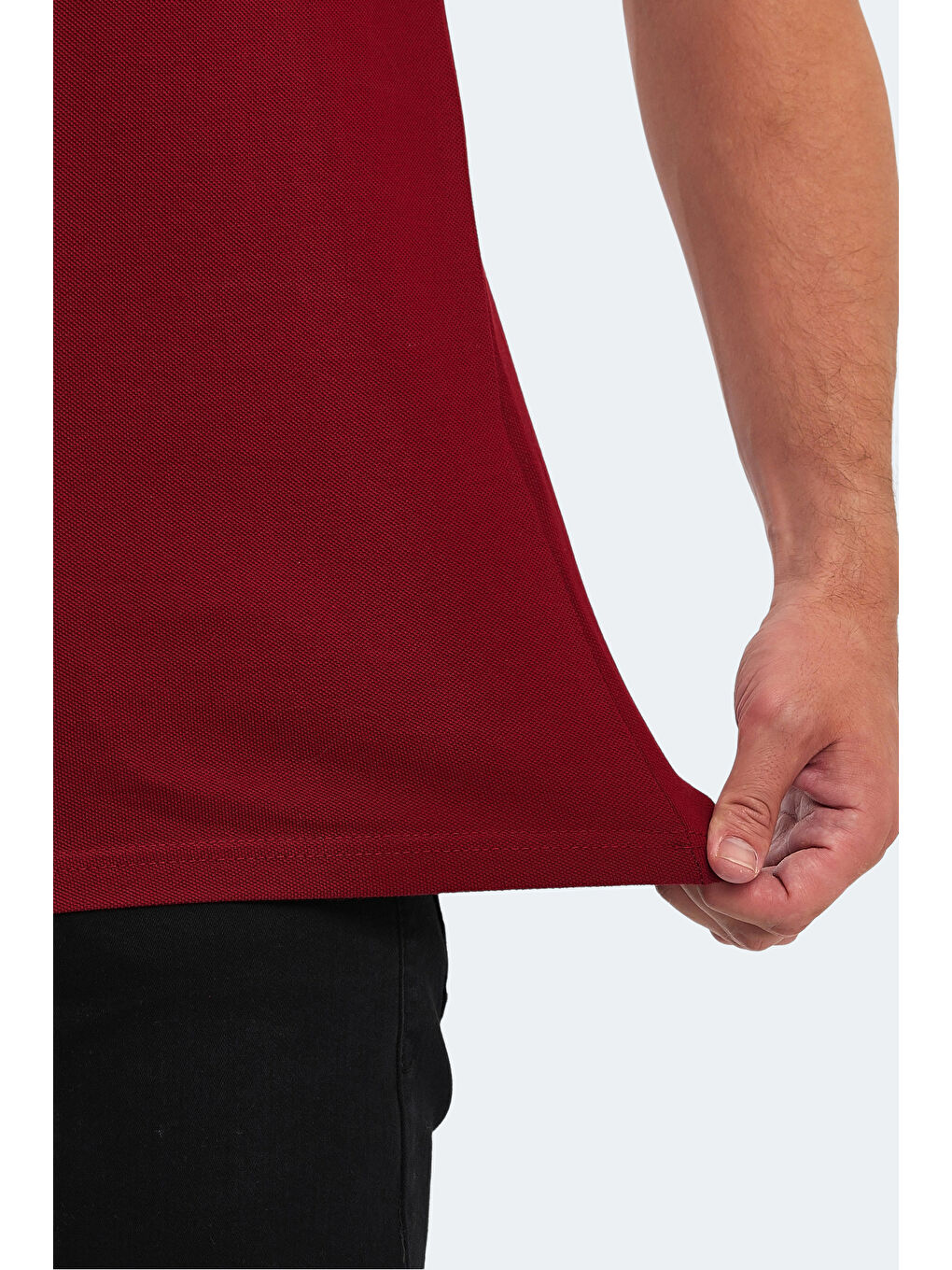 SOHO Erkek %100 Pamuk Tişört Bordo-4