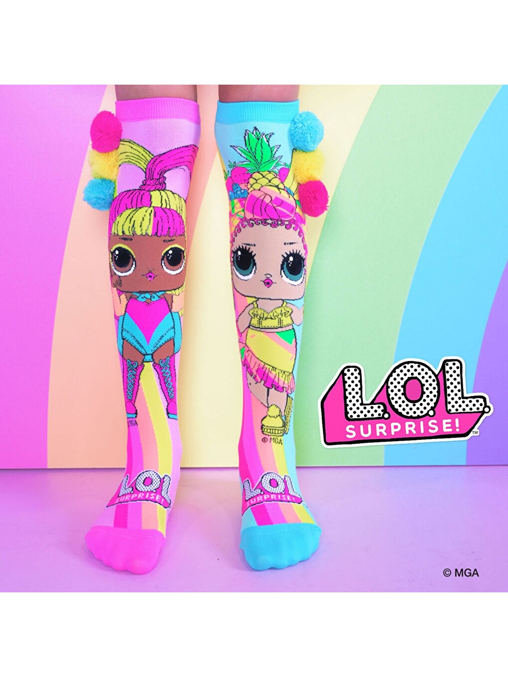 Karışık Lol Chica And Glow Çorap-1