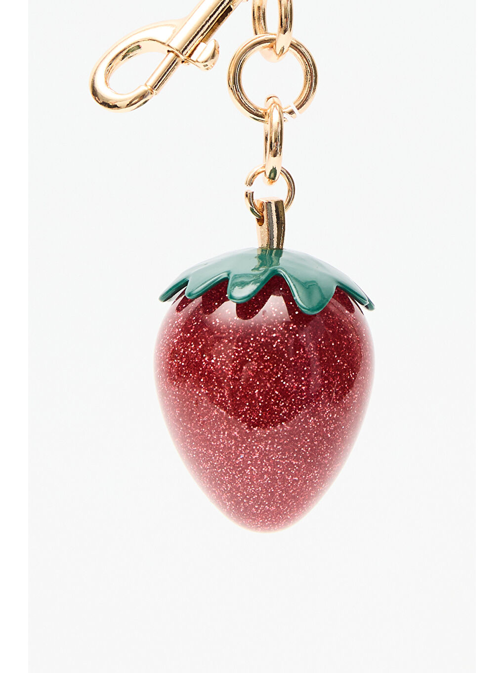 Karışık Glıtter Strawberry Çanta Charmı Standart-1