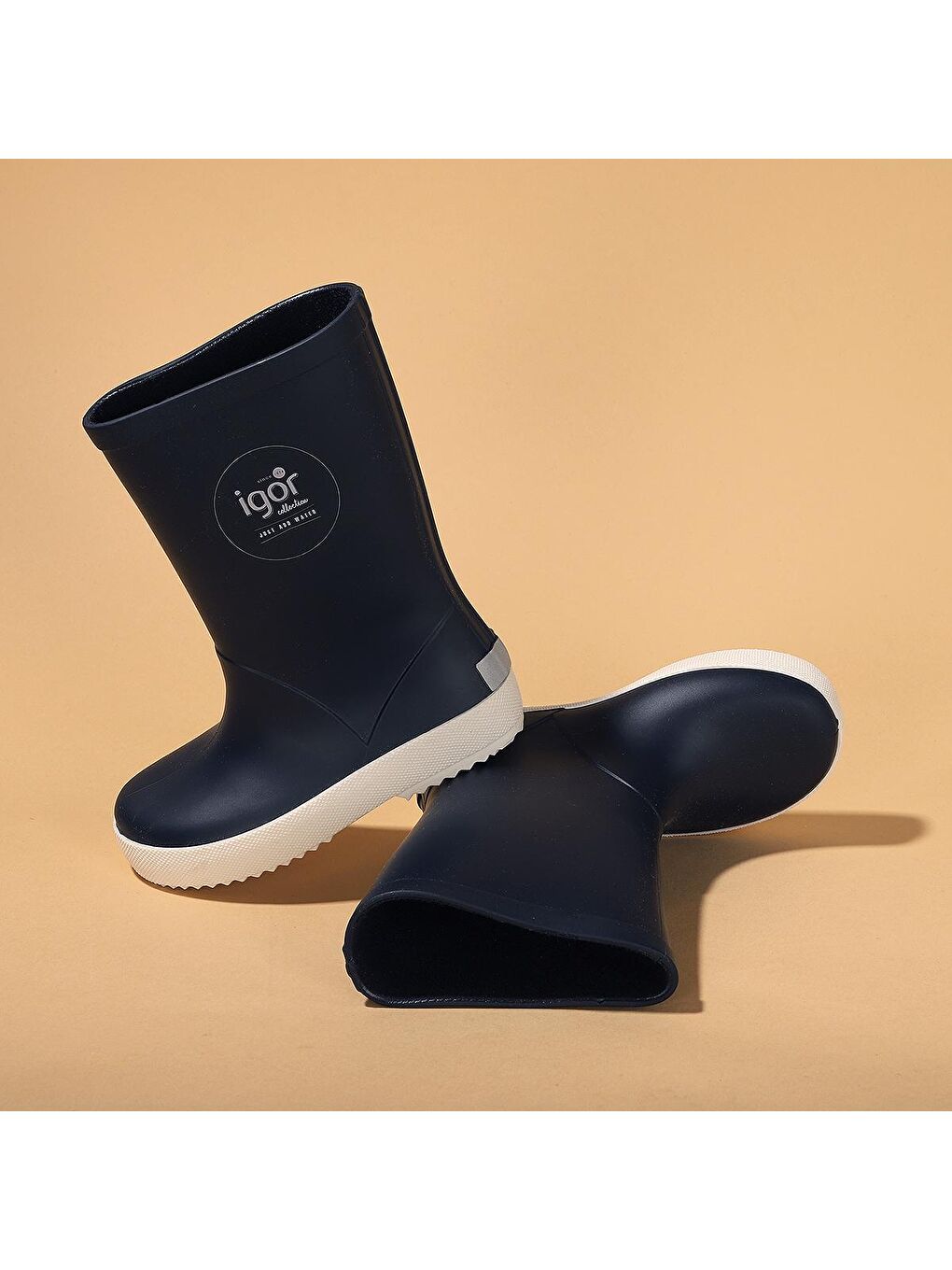 Lacivert Splash Nautico Erkek/Kız Çocuk Su Geçirmez Yağmur Kar Çizmesi W10107-1