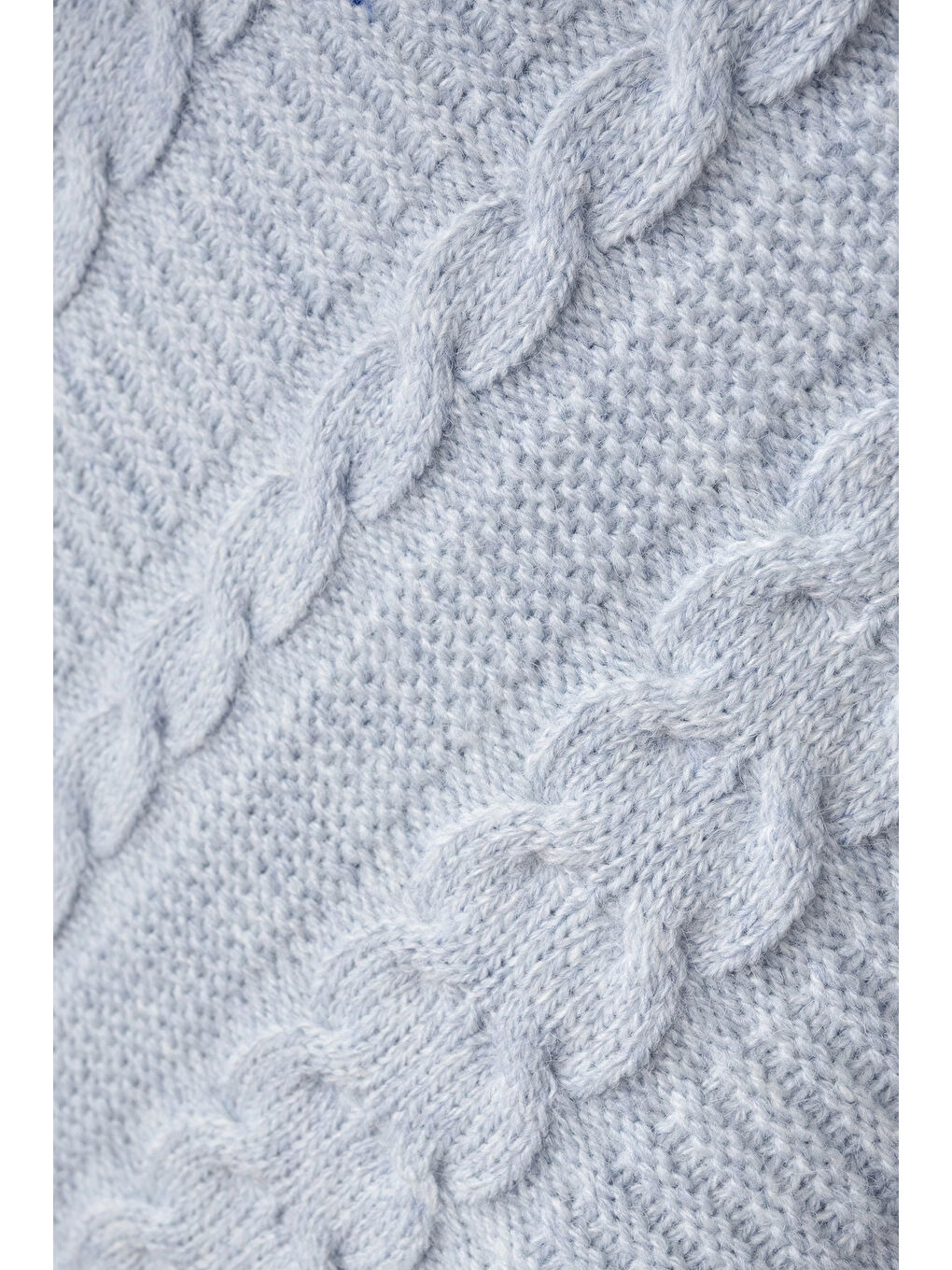 Mavi Welsoft Hattuş Triko Battaniye 5011-2