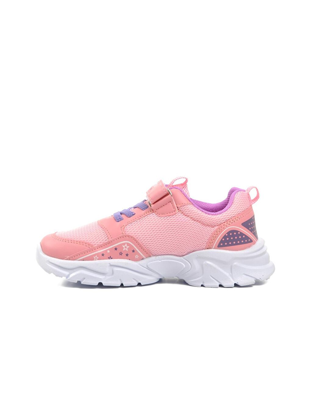002-F Pembe-Lila-Siyah kız Çocuk Spor Ayakkabı-1