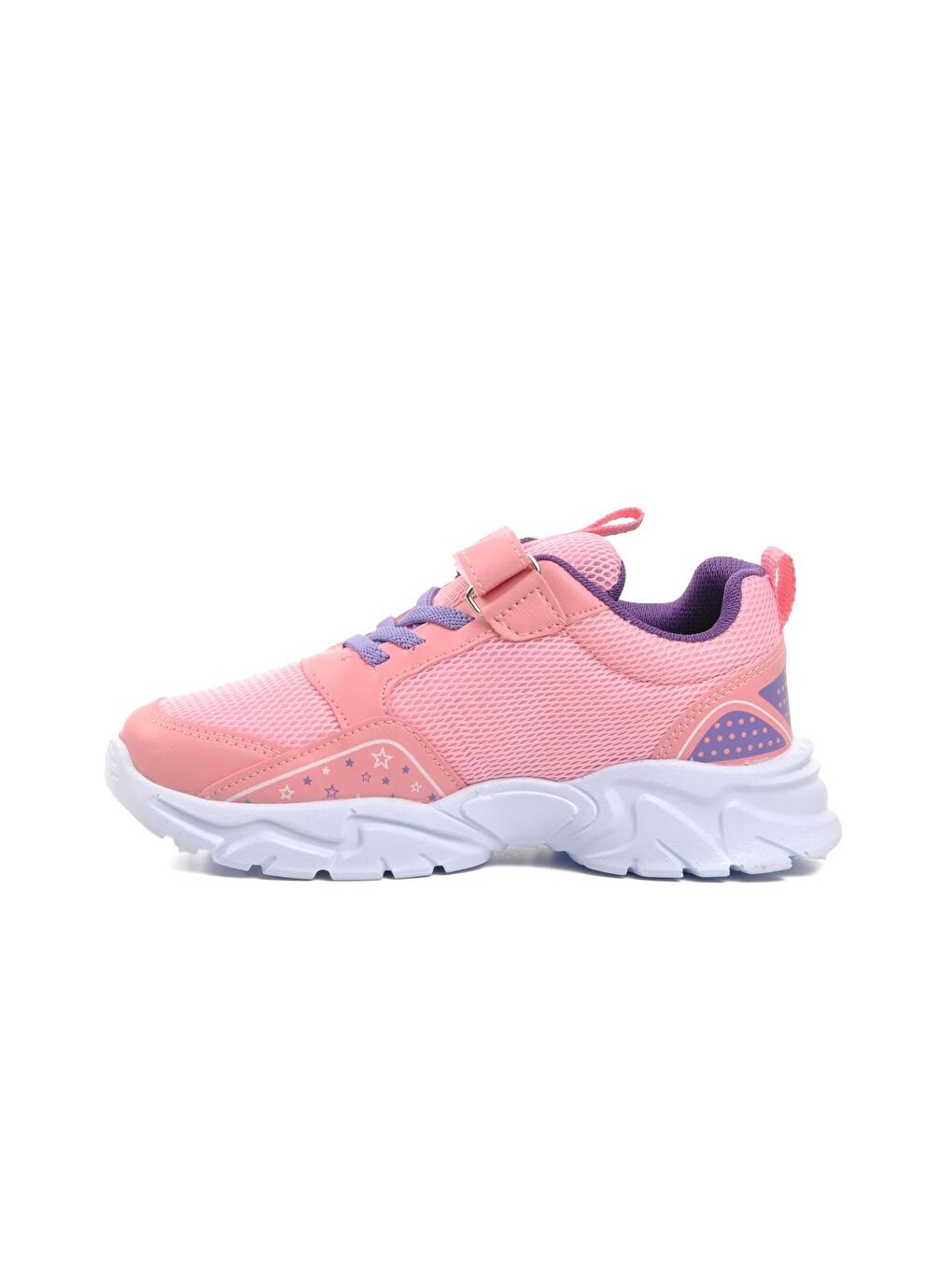 002-F Pembe-Mor Unisex Çocuk Spor Ayakkabı-1
