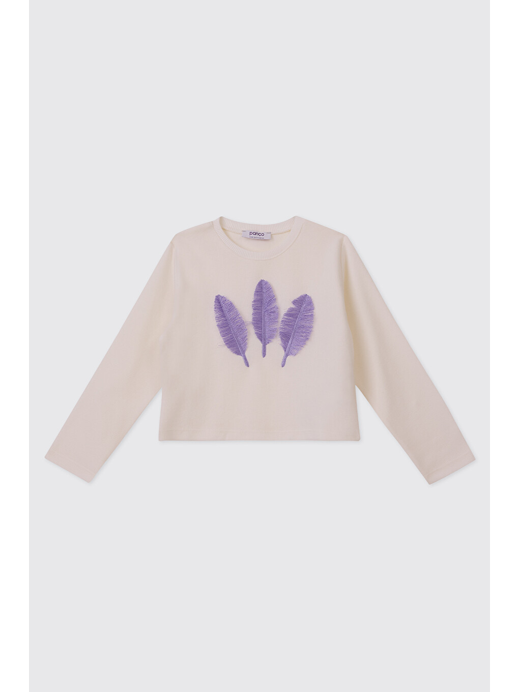 Ekru Kız Çocuk Sweatshirt