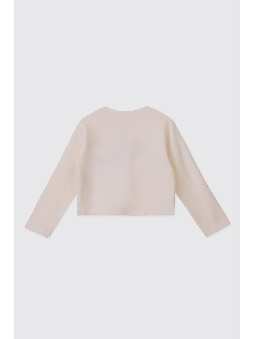 Ekru Kız Çocuk Sweatshirt-1