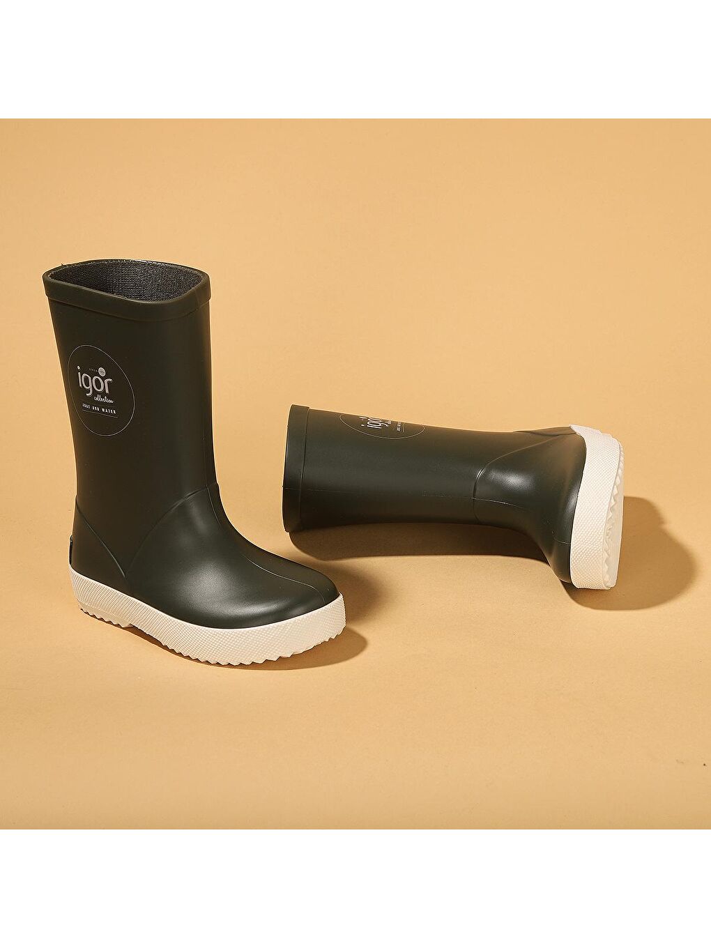 Haki Splash Nautico Erkek/Kız Çocuk Su Geçirmez Yağmur Kar Çizmesi W10107