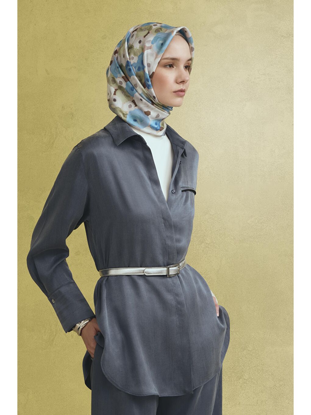 Mavi Cupra Tunik 25Yd4245-1 İndigo