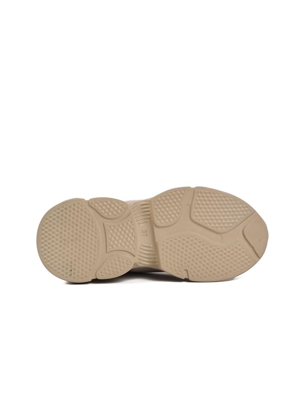 Bej 7086 Kum Kadın Spor Ayakkabı-4