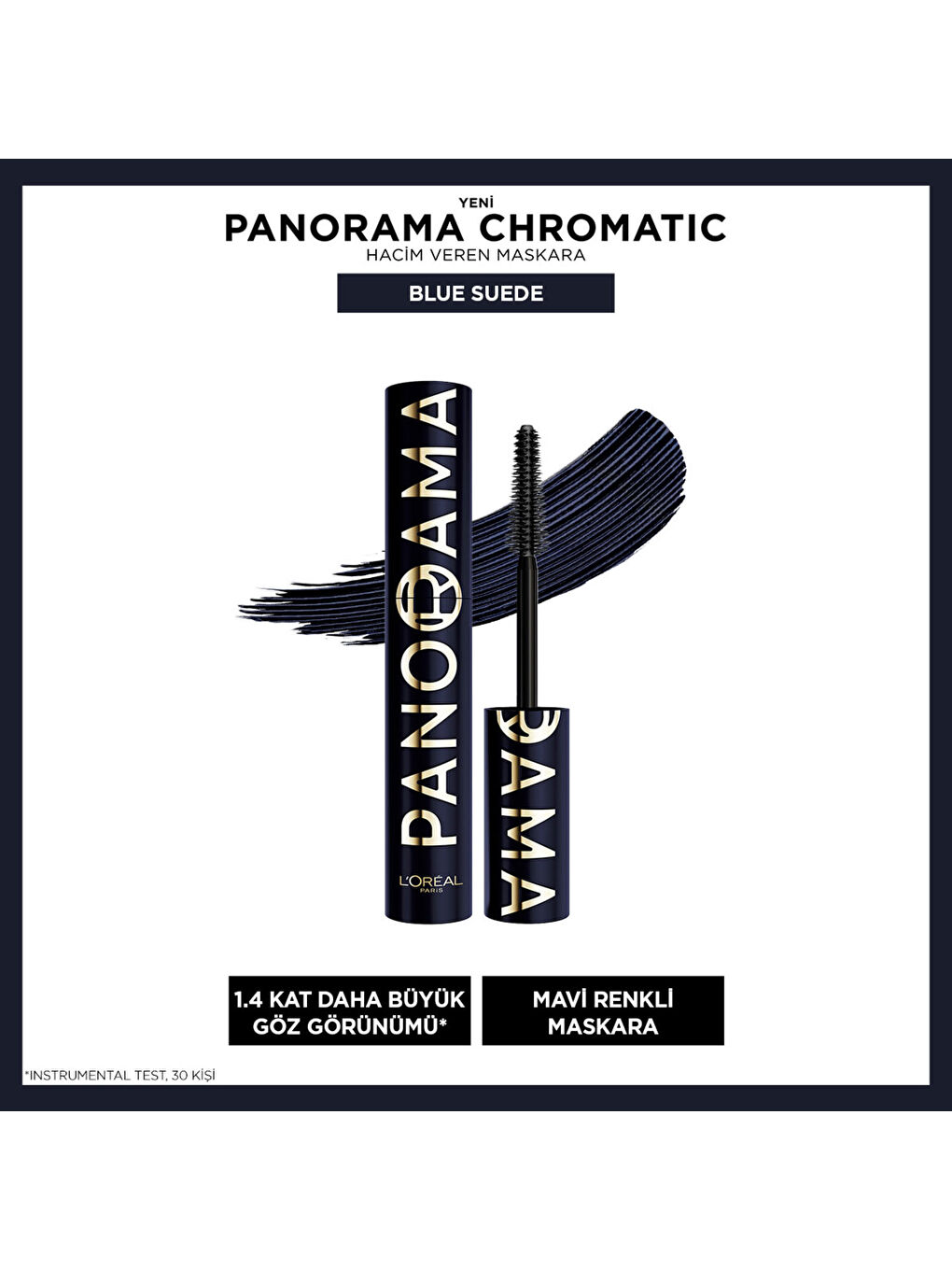 L'Oréal Paris Panorama Chromatic Maskara Blue Suede