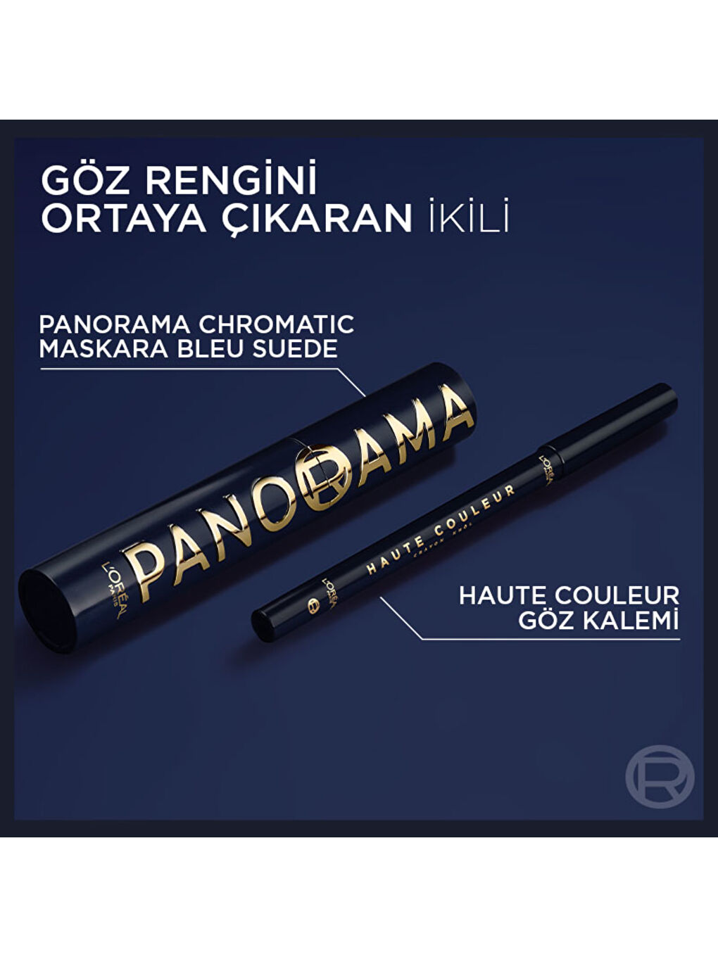 L'Oréal Paris Panorama Chromatic Maskara Blue Suede-6