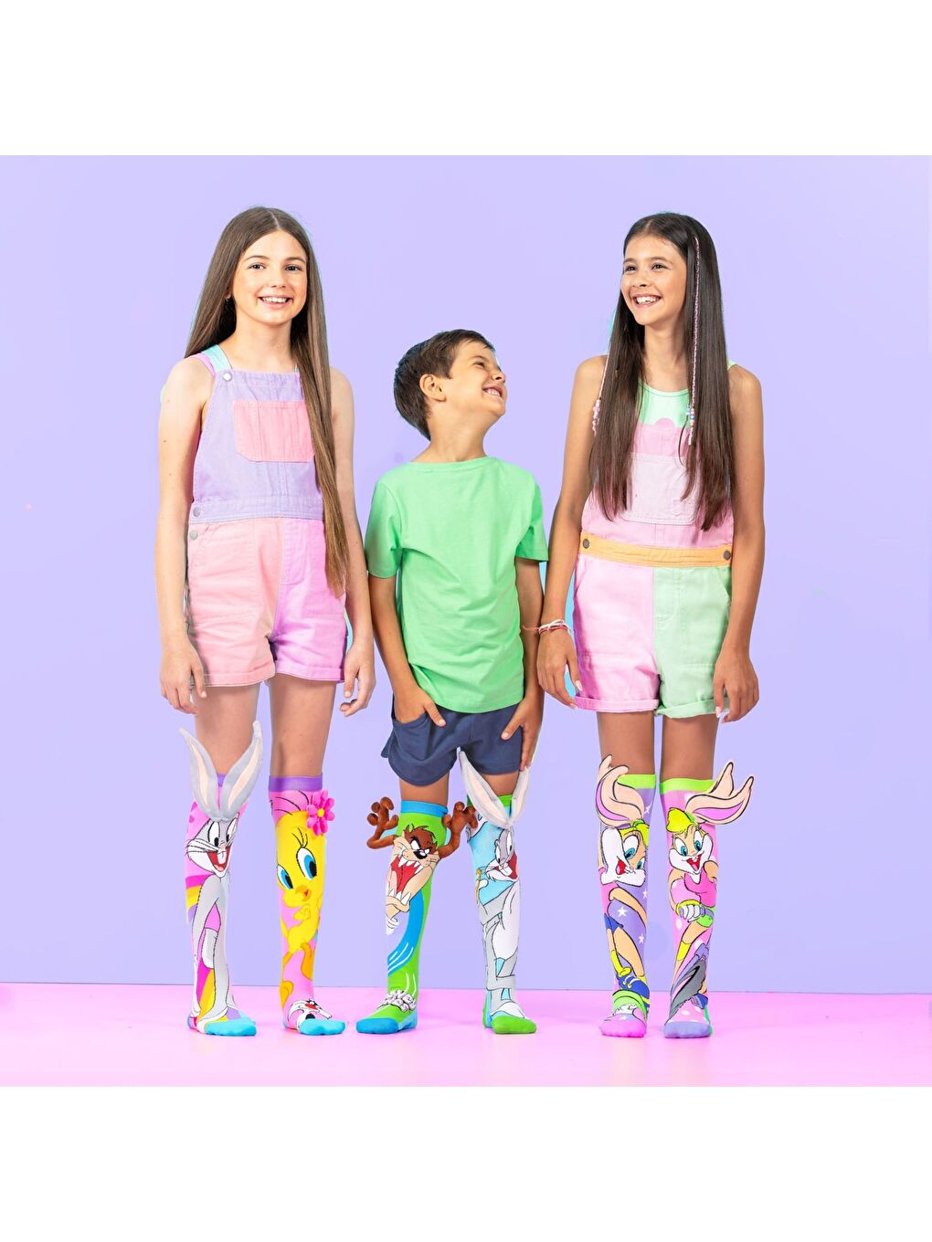 Karışık Tweety Bugs Bunny Çorap-3