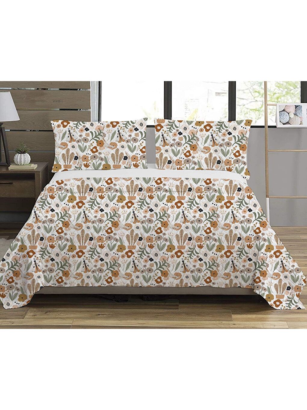 Karışık Modern Desenli Bebek Ve Çocuk Baskılı Tek Kişilik Pike Takımı 160x220 Renkli