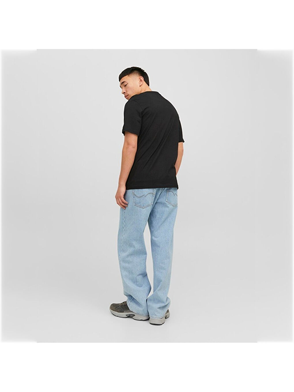 Vesterbro Erkek Siyah Bisiklet Yaka Tişört-1