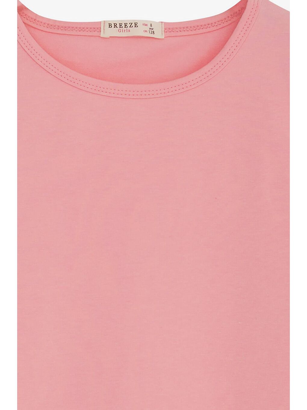 Kız Çocuk Bluz Kolları Tüllü Renkli Simli Pembe (11-12 Yaş)-2