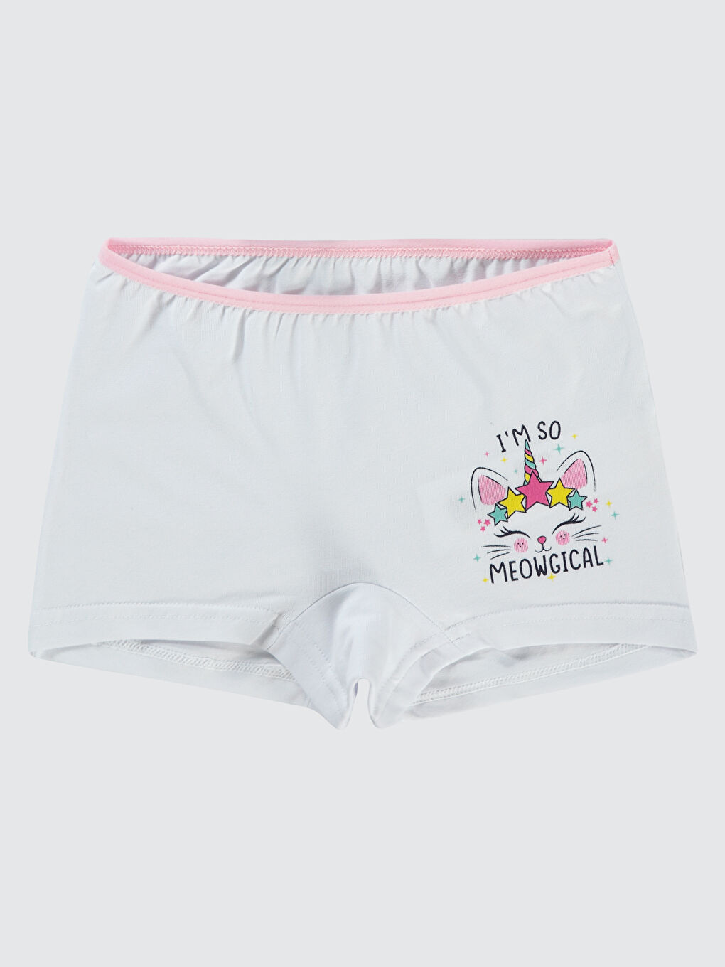Civil Beyaz Kız Çocuk 2'li Boxer 2-10 Yaş Lila - 1
