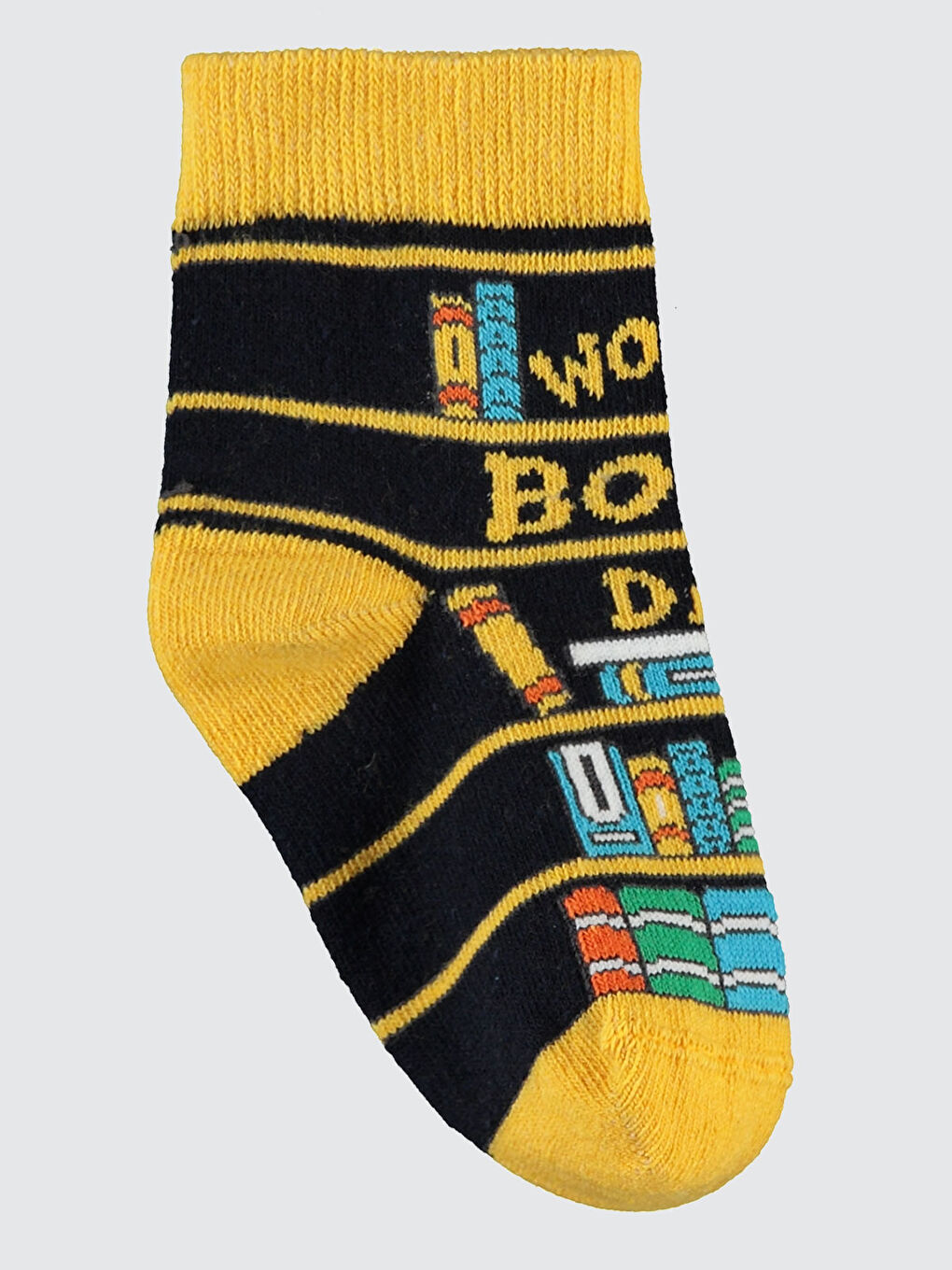 Civil Sari Socks Erkek Çocuk Çorap 3-11 Yaş Sarı - 5