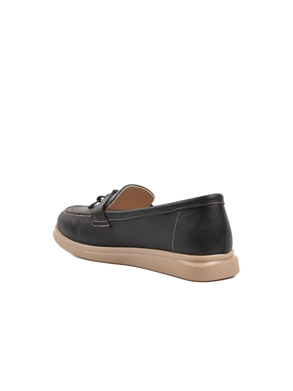 23164 Siyah İçi Dışı Hakiki Deri Kadın Casual Ayakkabı-3