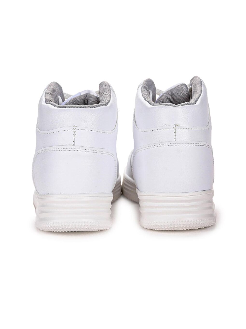 Beyaz Bağcıklı Yürüyüş Erkek Spor Ayakkabı 4197 Base Mid-3