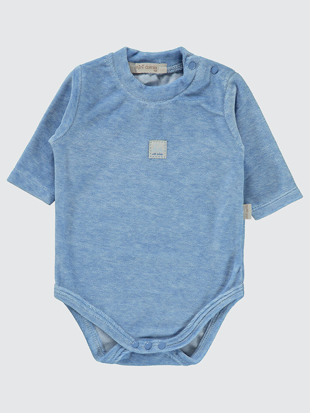 Bebek Çıtçıtlı Badi 1-24 Ay Mavi