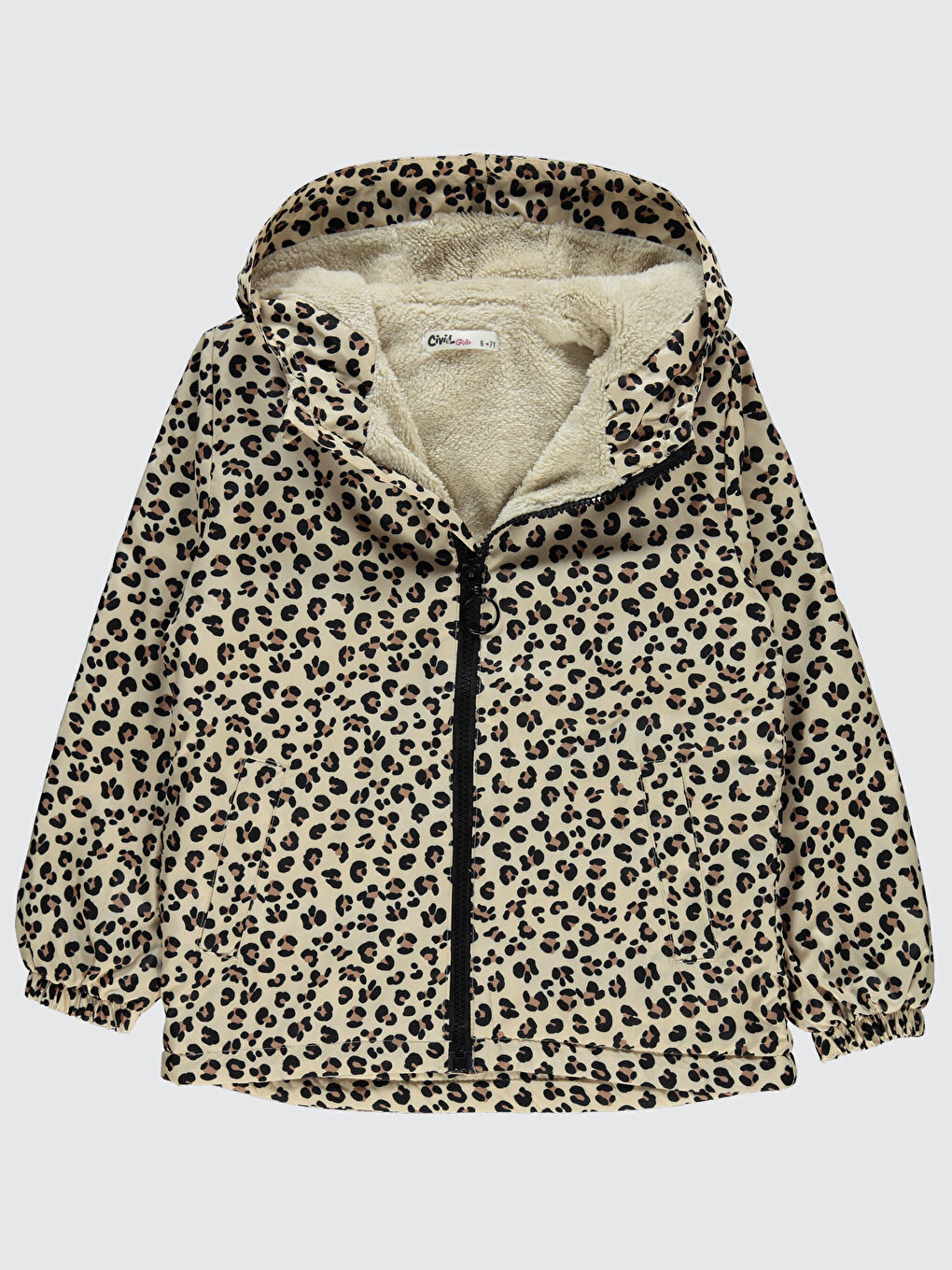 Kız Çocuk Yağmurluk 10-13 Yaş Bej-1