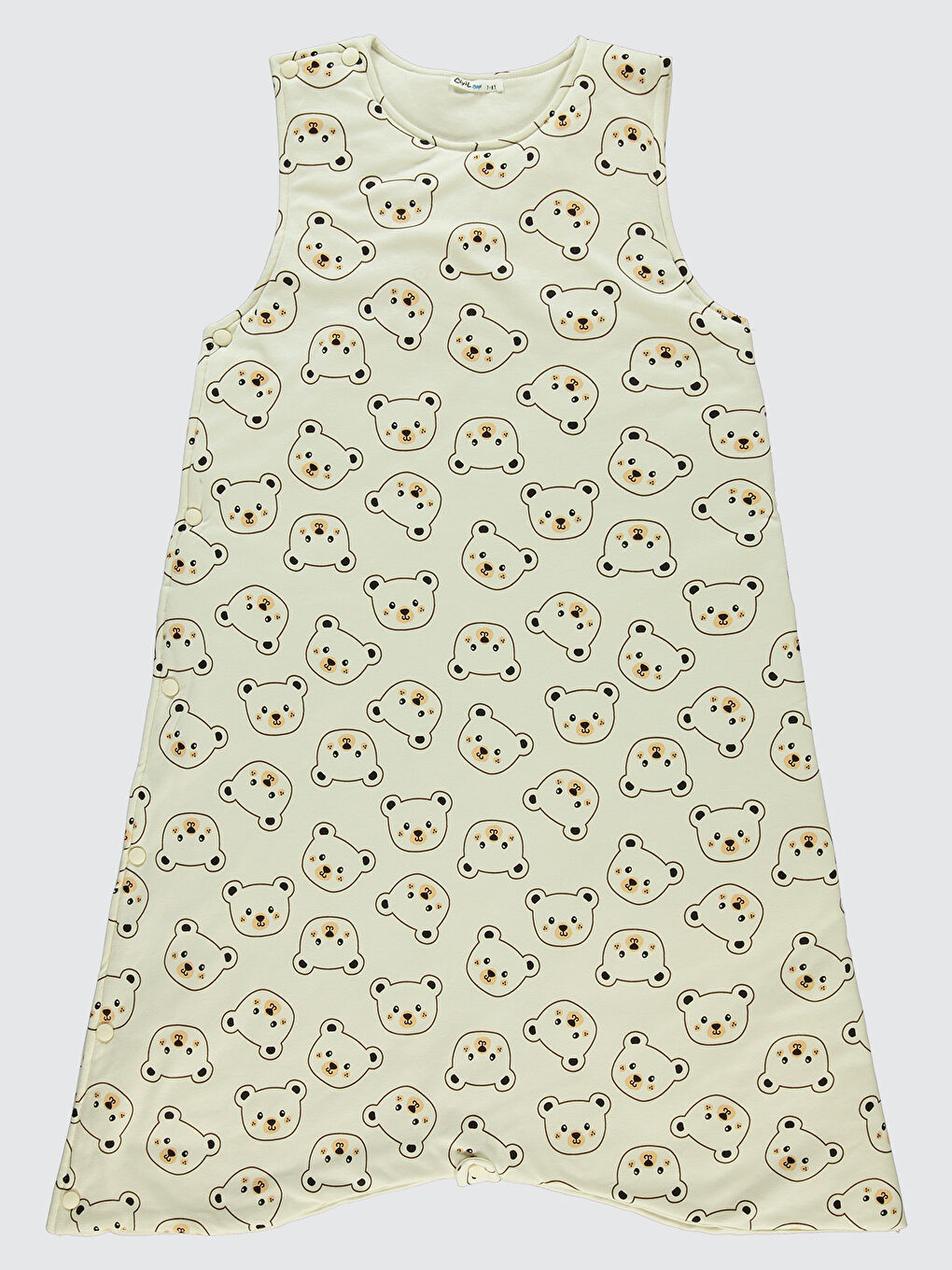 Bej Boys Erkek Çocuk Uyku Tulumu 6-9 Yaş Taş Rengi