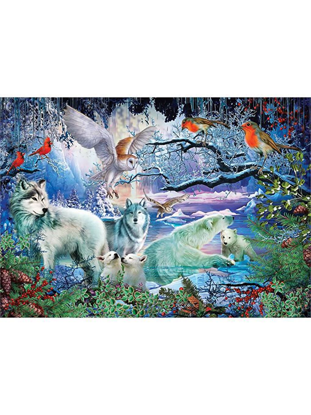 500 Parça Puzzle Buzul Ormanı