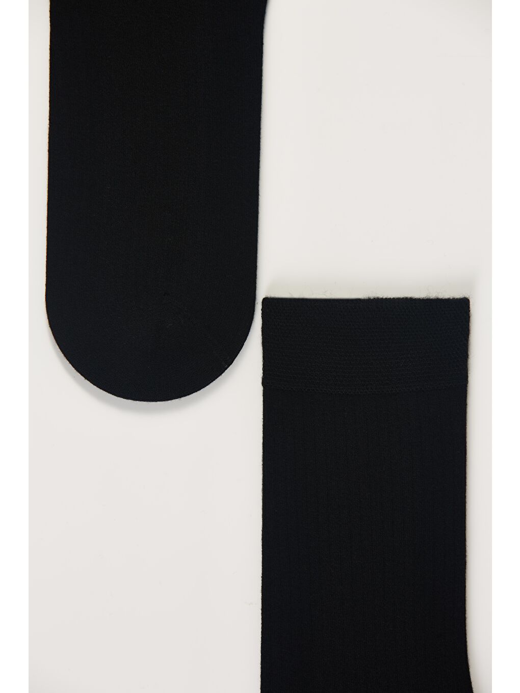 3'lü Paket Siyah Modal Dikişsiz Erkek Soket Çorap-1
