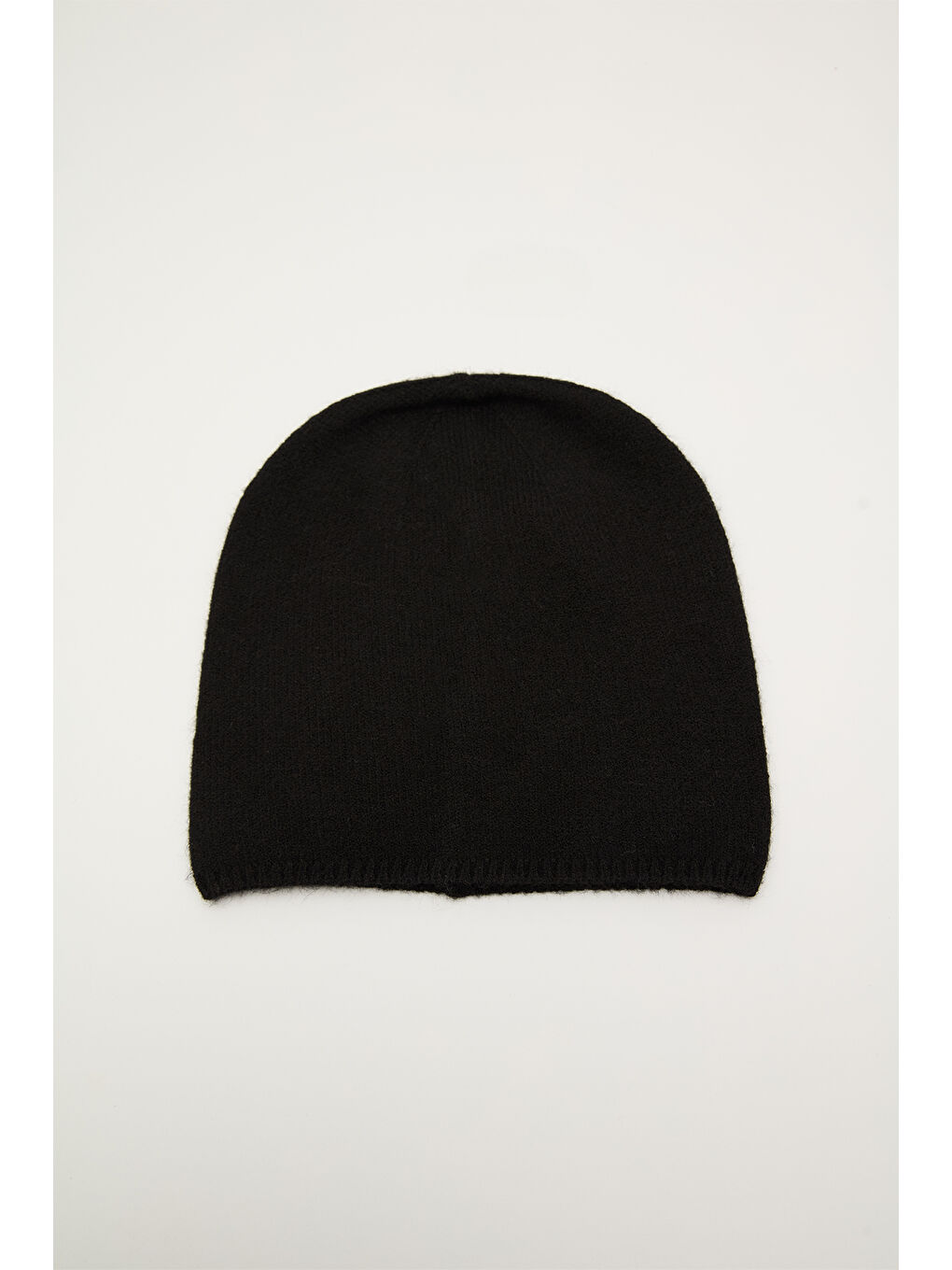 İnce Örgü Bere Siyah-3