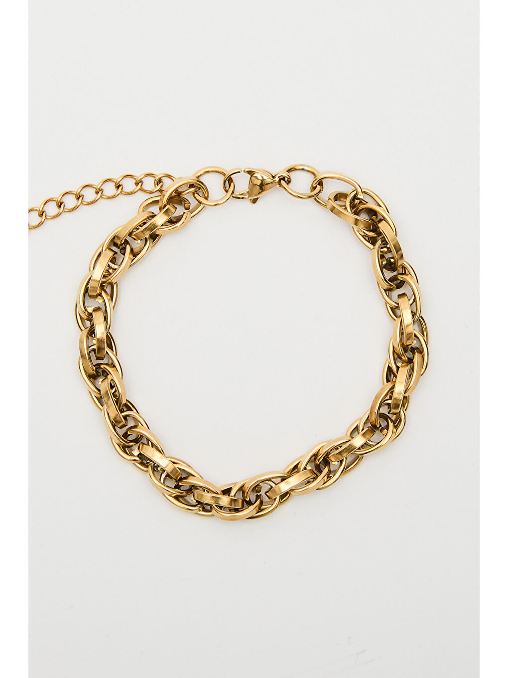 Sarı Küçük Halka Bileklik Gold-3