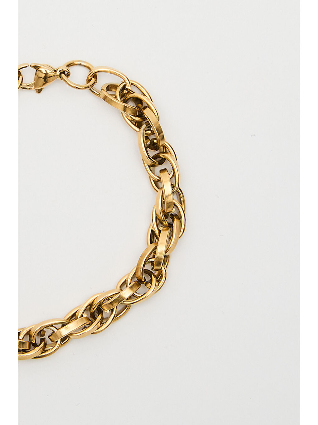 Sarı Küçük Halka Bileklik Gold-4