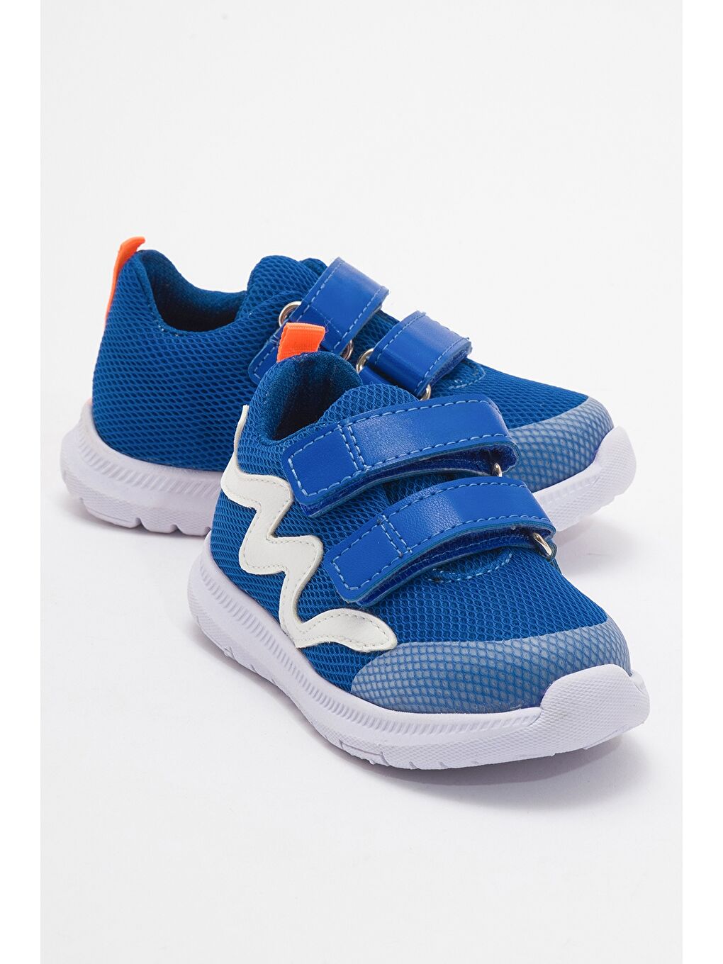 Unisex Çocuk Saks Mavi Günlük İlk Adım Spor Ayakkabı-1