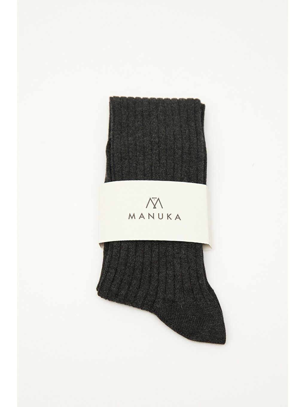 Fitilli Uzun Çorap Antrasit-3