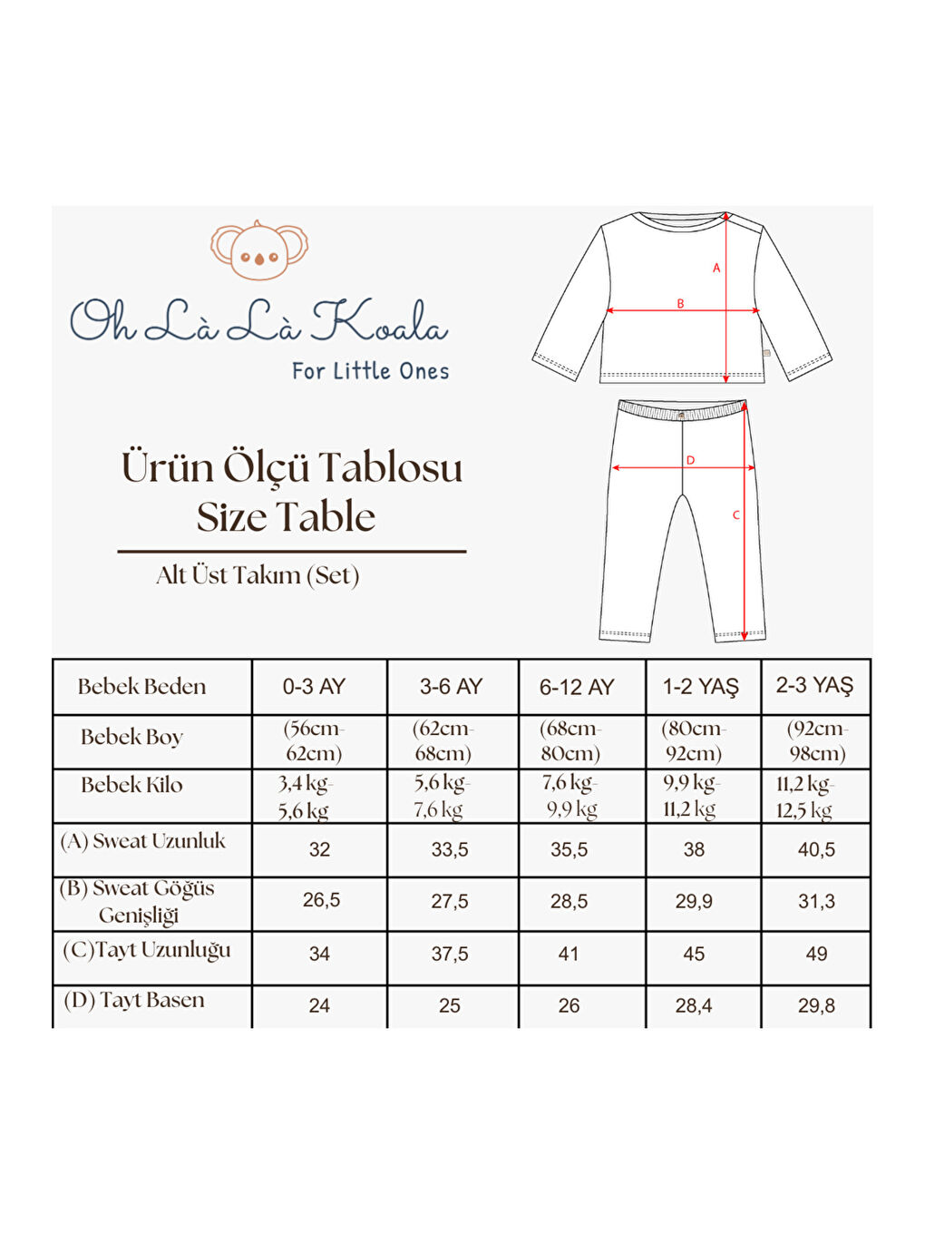 Lila Grape Bebek Alt Üst Takım-3