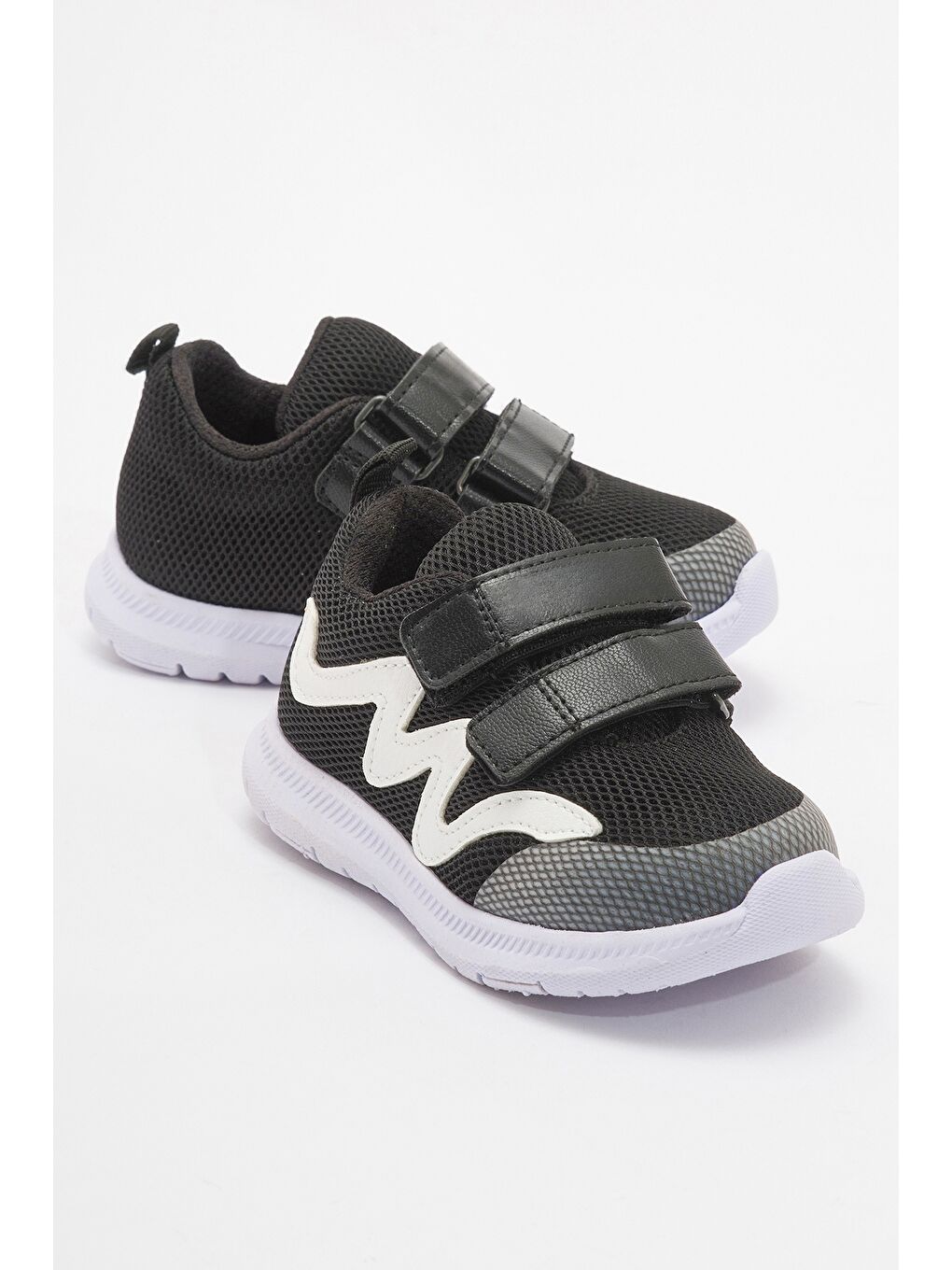 Unisex Çocuk Siyah Günlük İlk Adım Spor Ayakkabı