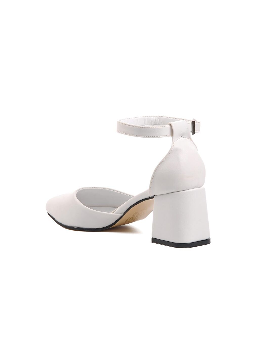 918 Beyaz Kadın Topuklu Ayakkabı-3