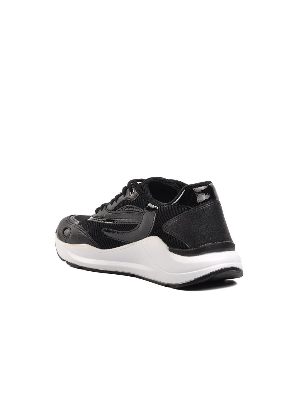 119 Siyah-Beyaz Kadın Spor Ayakabı-3