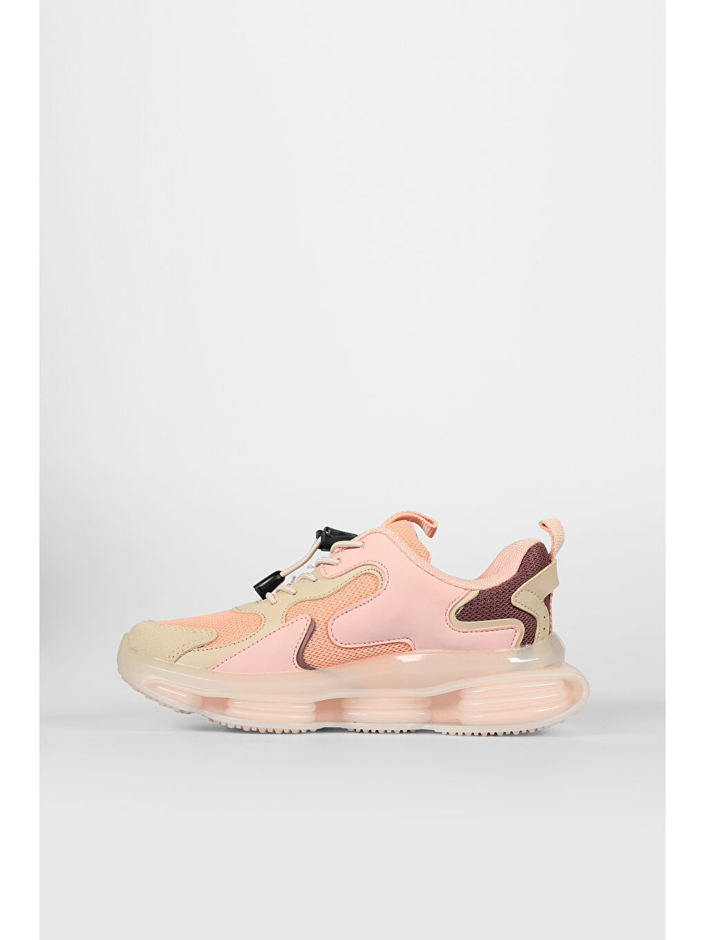 Pembe Mask Havalı Taban Kız  Çocuk Okul Öncesi Pudra Spor Ayakkabı-4