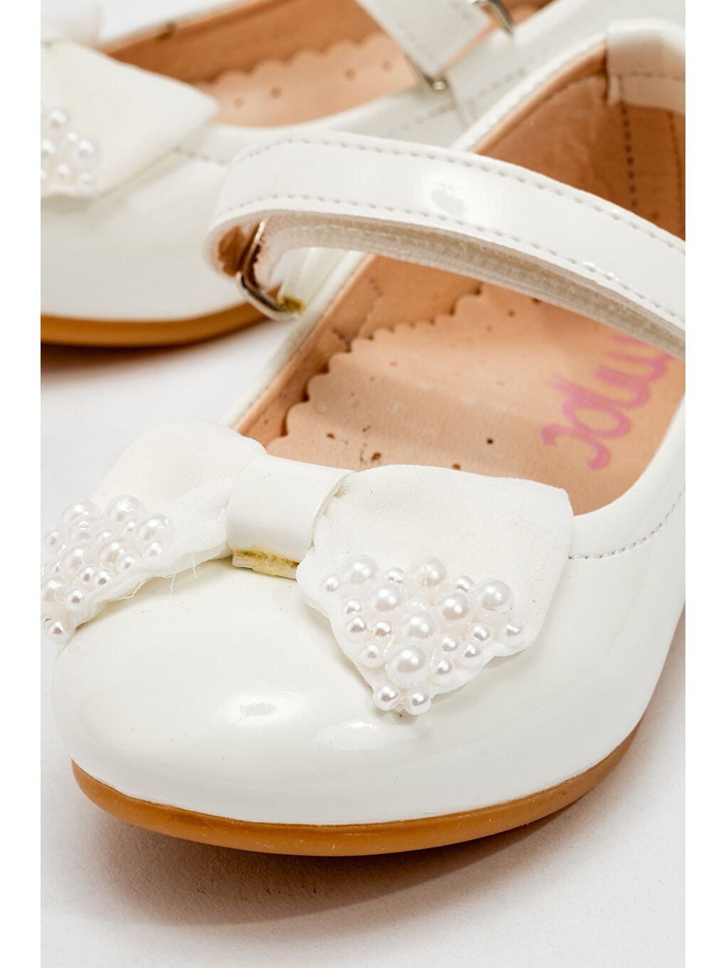 Kız Çocuk Beyaz Fashion Babet-1