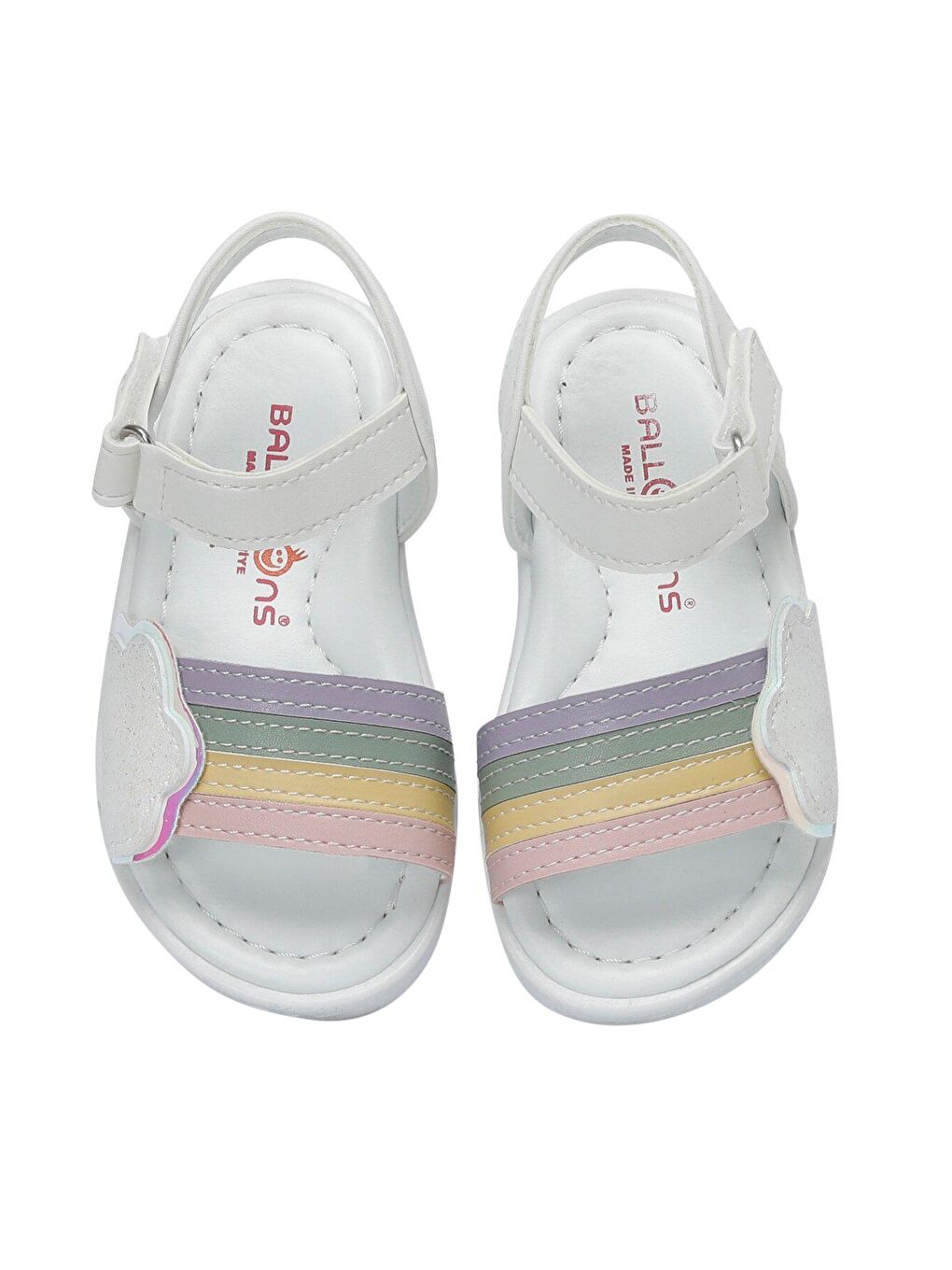 BLUTH 3FX Beyaz Kız Çocuk Sandalet-3