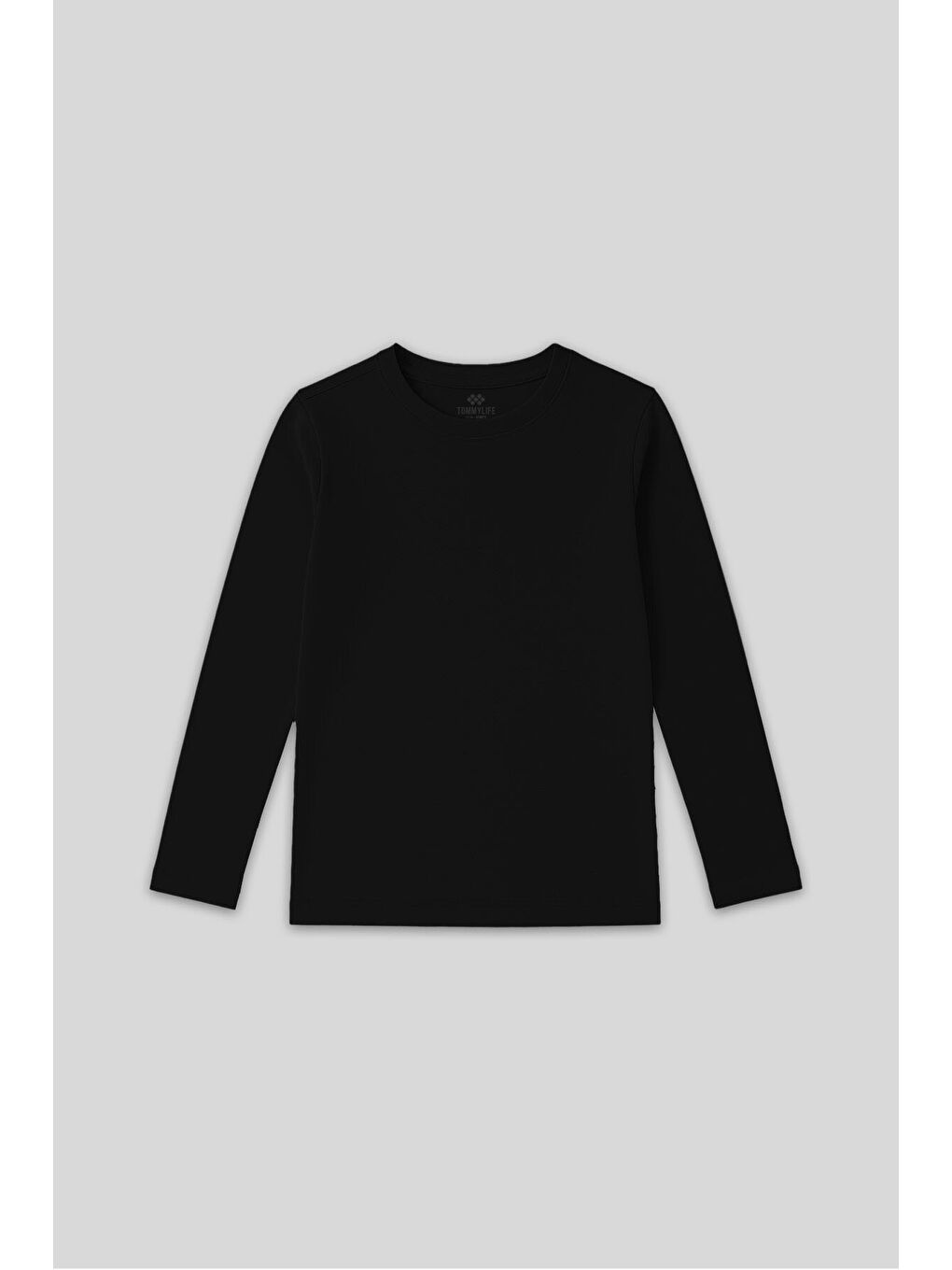 Standart Fit Basic O Yaka 2li Paket Siyah-Beyaz Unisex Çocuk T-Shirt - 11329-3