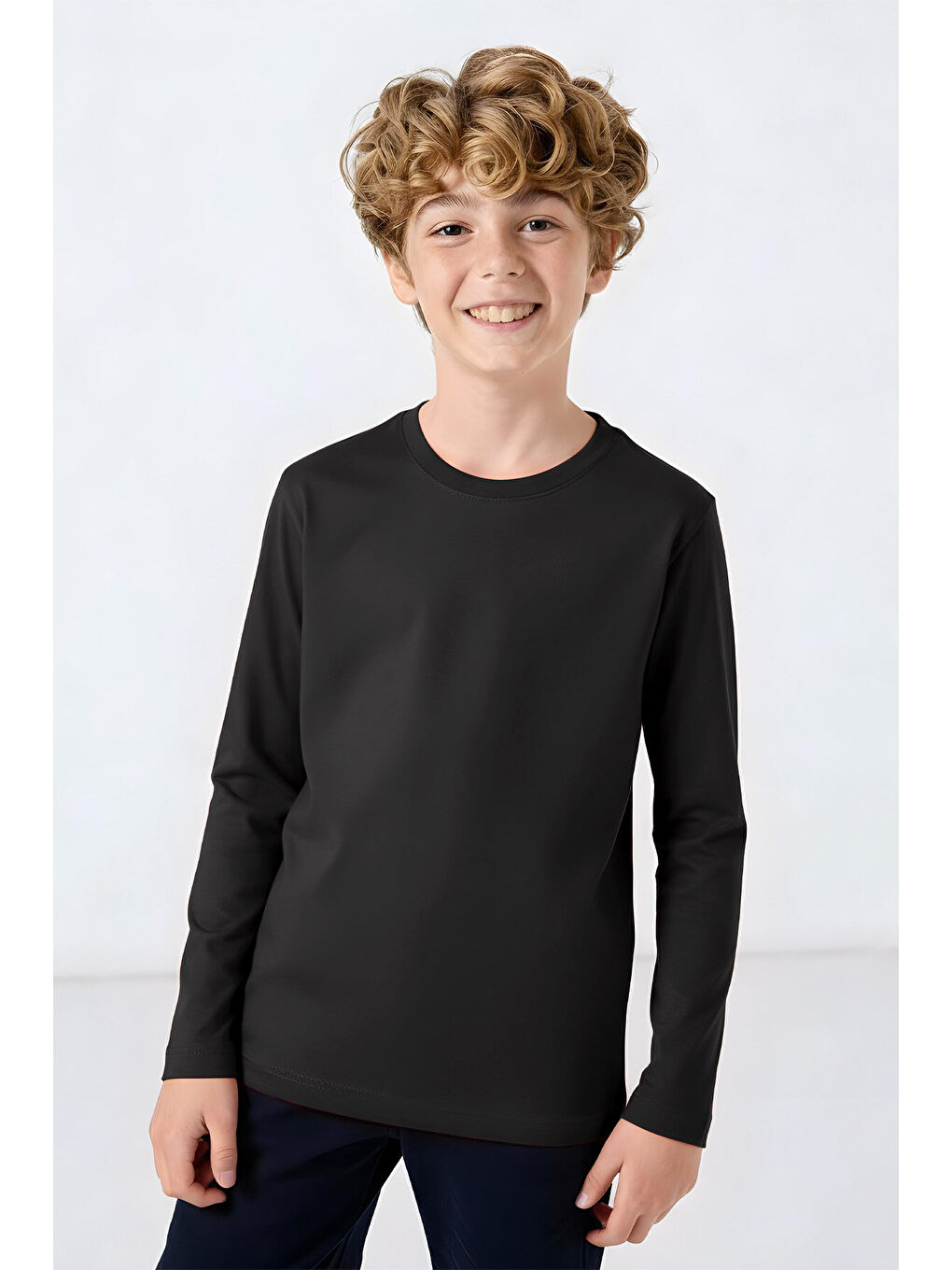 Standart Fit Basic O Yaka 3lü Paket Siyah-Beyaz-Fiesta Unisex Çocuk T-Shirt - 11329-2