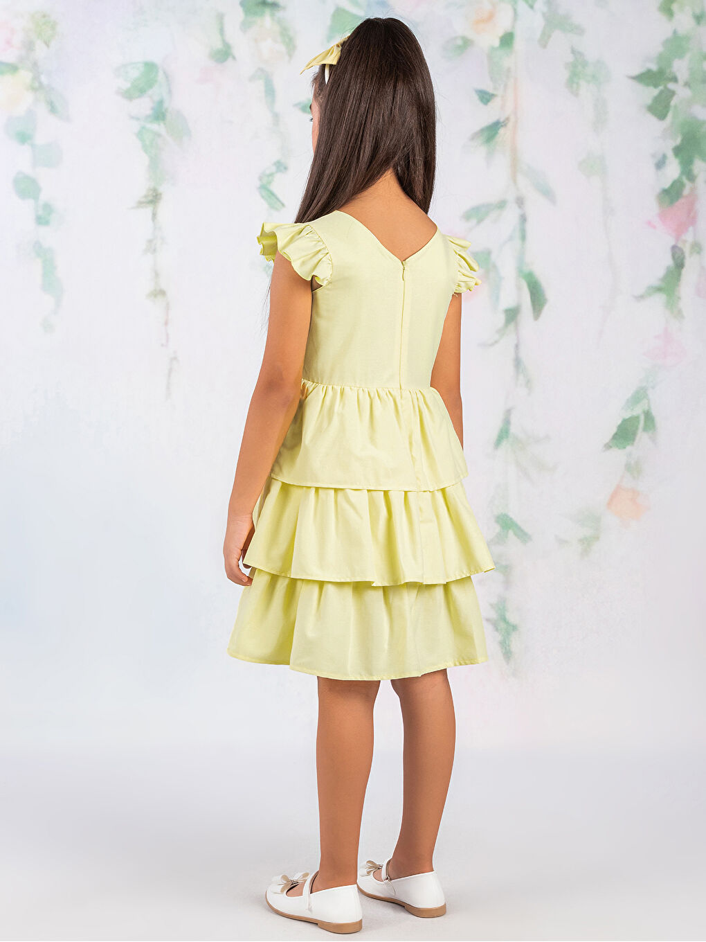 Girls Kız Çocuk Elbise 2-5 Yaş Sarı-1