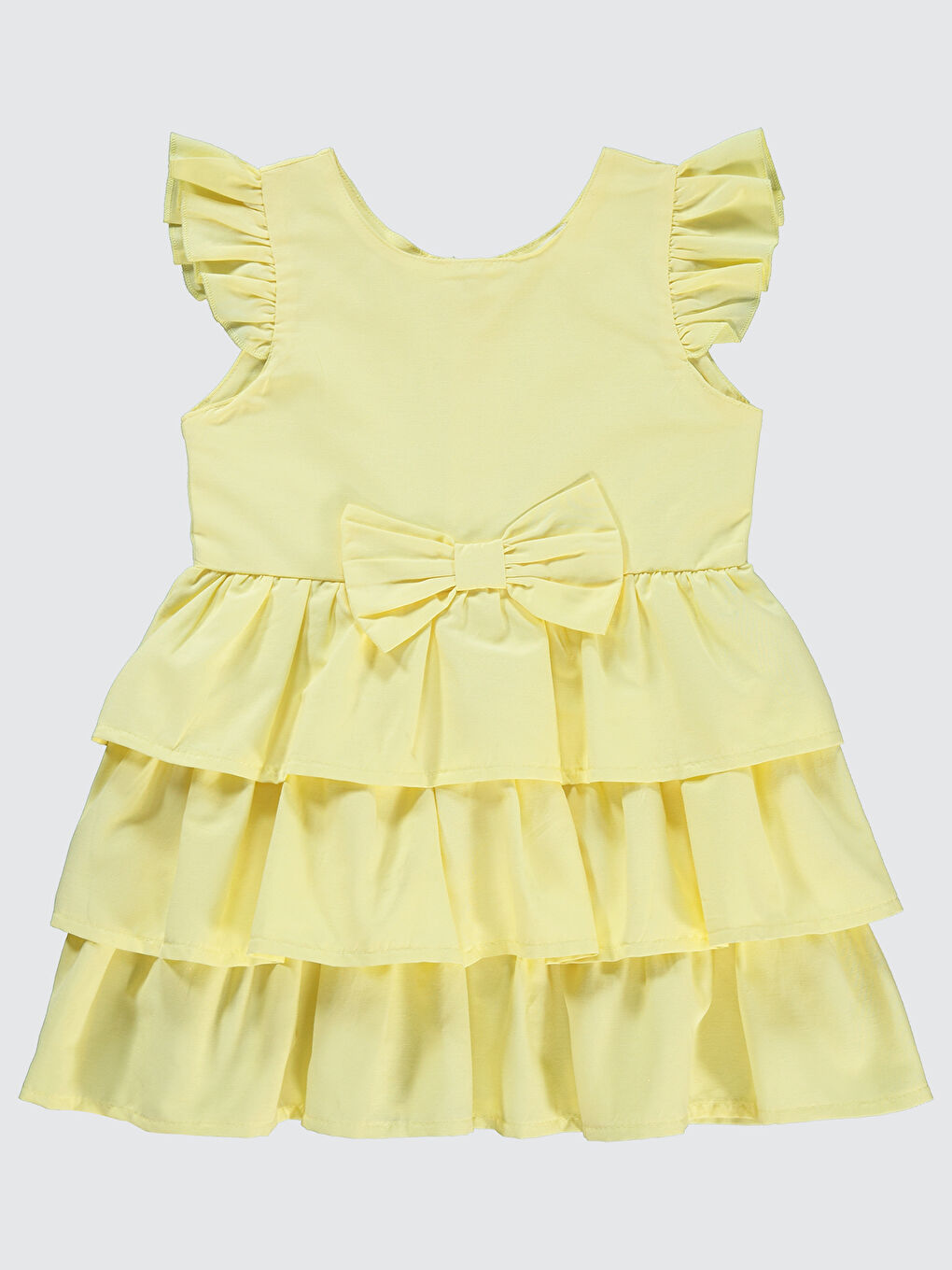Girls Kız Çocuk Elbise 2-5 Yaş Sarı-5