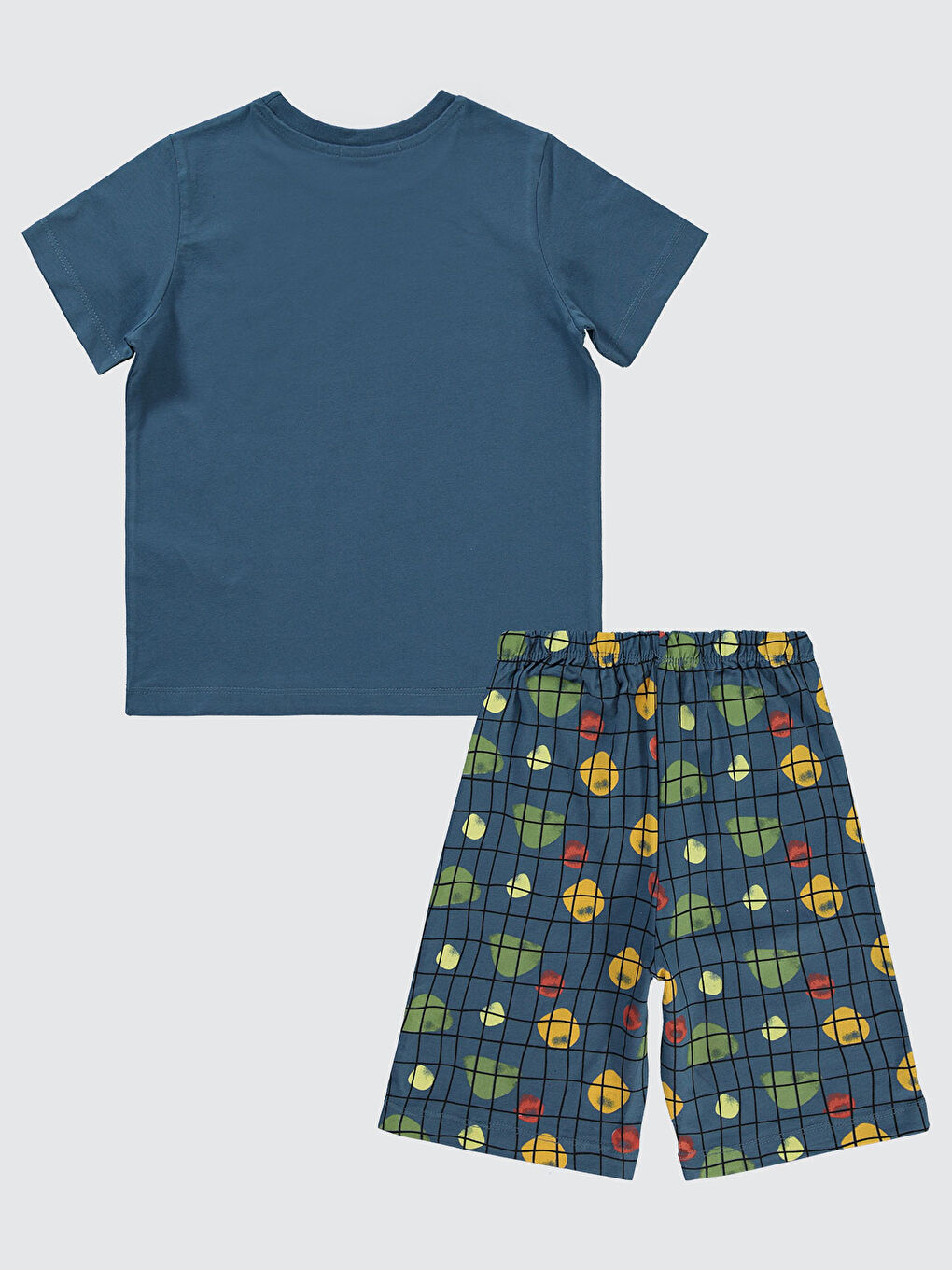 Boys Erkek Çocuk Pijama Takımı 6-9 Yaş İndigo-1