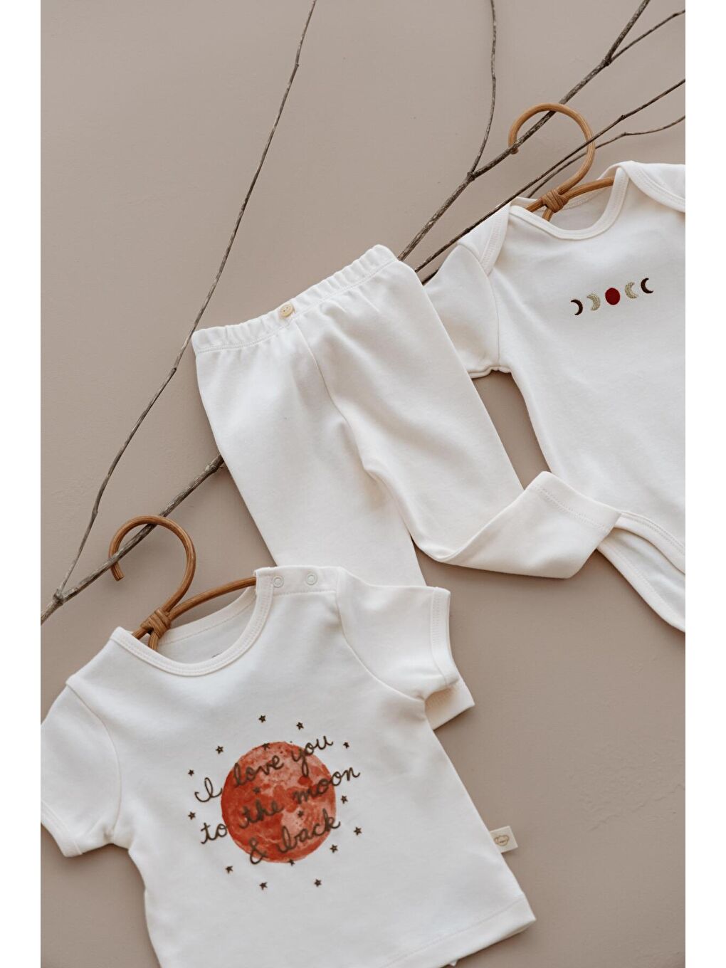 Ekru The Moon Serisi 3lü Set-3