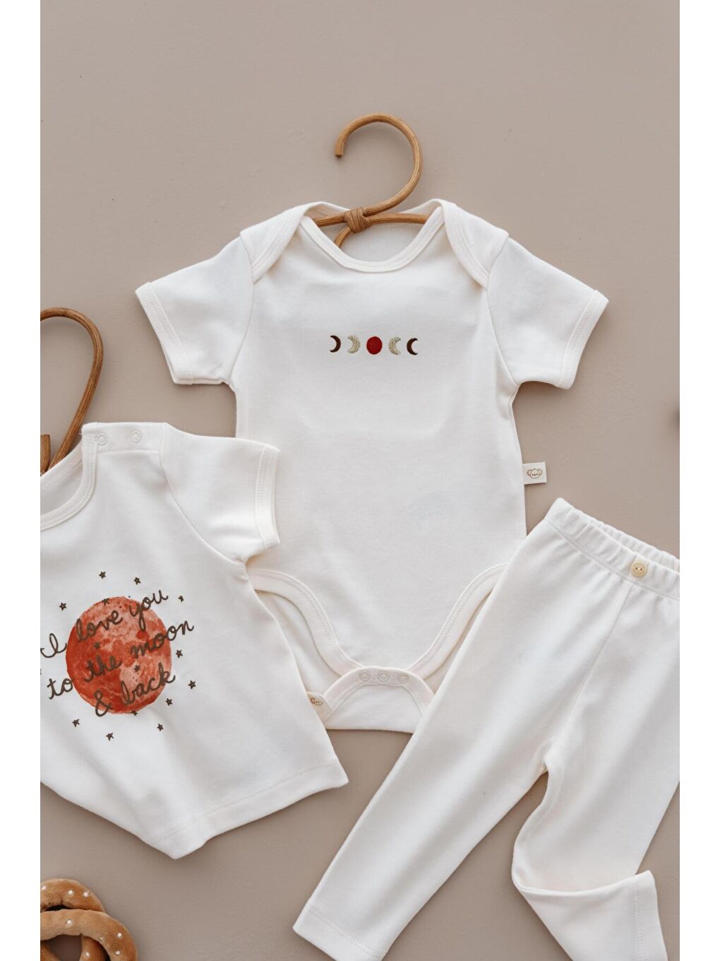 Ekru The Moon Serisi 3lü Set-4