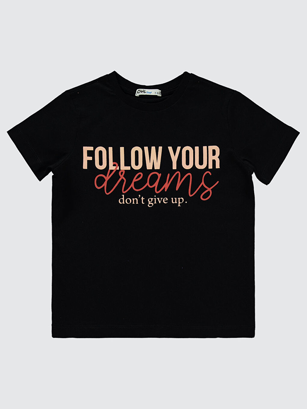 Boys Erkek Çocuk Pijama Takımı 6-9 Yaş Siyah-2