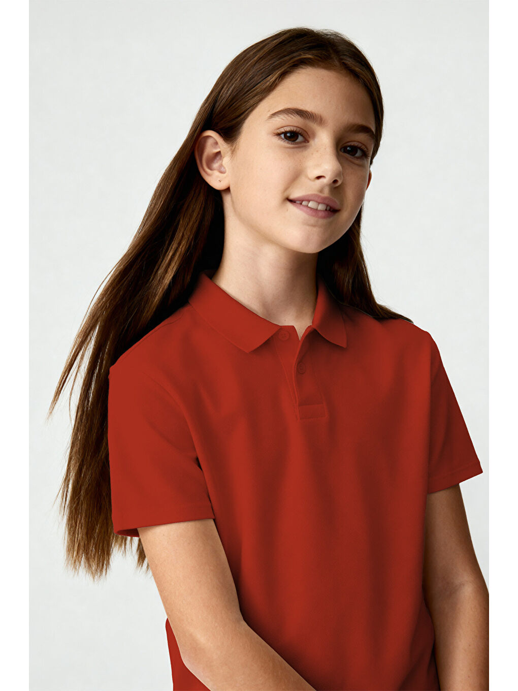 Standart Fit Basic Polo Yaka 3lü Paket Lacivert-Koyu Gri-Fiesta Unisex Çocuk T-Shirt - 11330-2