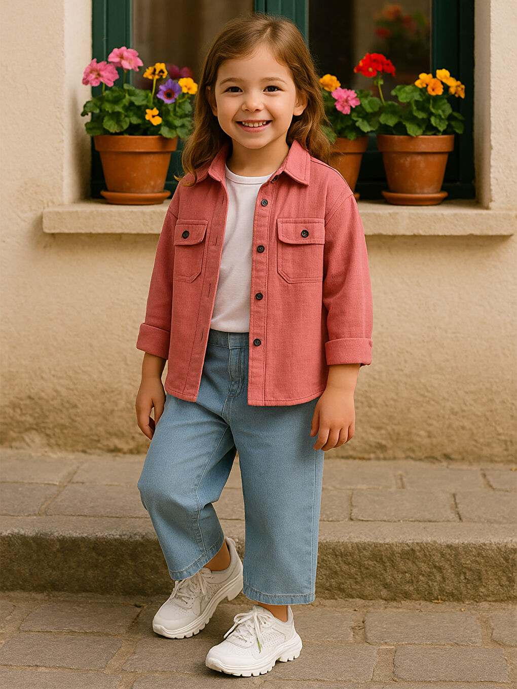 Girls Kız Çocuk Pantolon 10-13 Yaş Buz Mavi